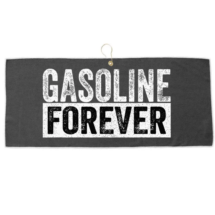 Gasoline Forever Funny Gas Cars Large Microfiber Waffle Golf Towel