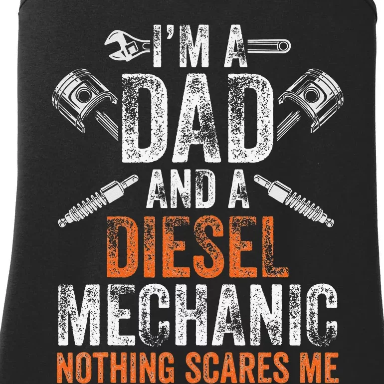 Gift For Father's Day Halloween Diesel Mechanic Dad Ladies Essential Tank