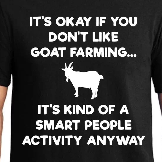 Goat Farmer Funny Smart Goat Farming Gift Pajama Set