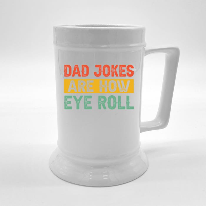 Gift For Father Day Funny Dad Front & Back Beer Stein