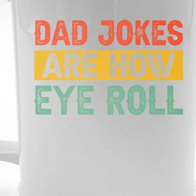 Gift For Father Day Funny Dad Front & Back Beer Stein