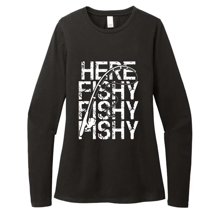 Gift For Fishing Funny Fisherman Father's Day Womens CVC Long Sleeve Shirt