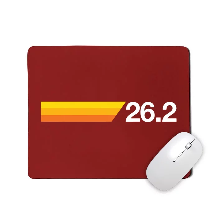 Gift For First Marathon 262 Marathoner Retro Runner Mousepad