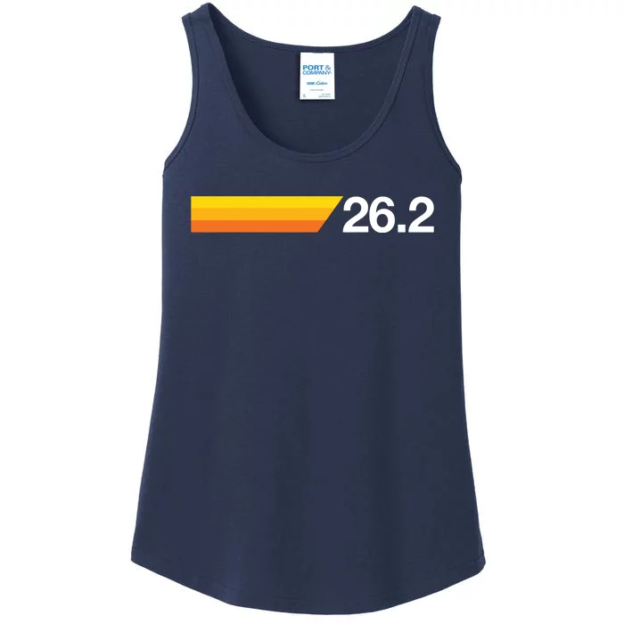 Gift For First Marathon 262 Marathoner Retro Runner Ladies Essential Tank