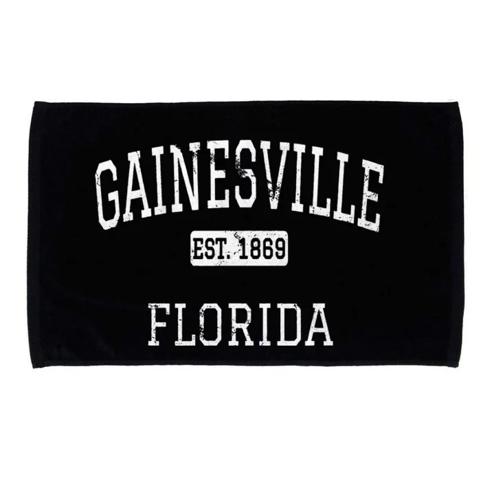 Gainesville Florida Fl Vintage Microfiber Hand Towel