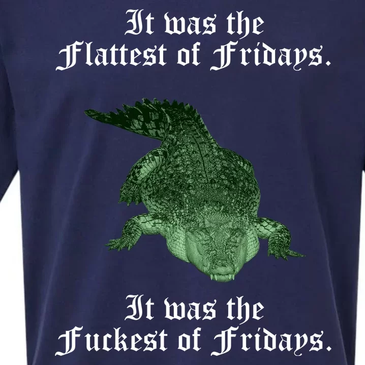 Gator Flat Fuck Friday's Funny Sueded Cloud Jersey T-Shirt