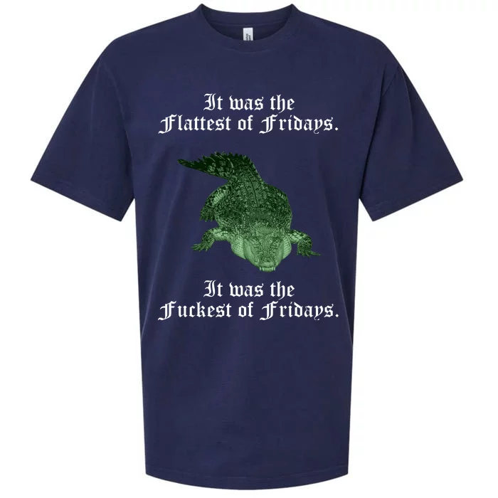 Gator Flat Fuck Friday's Funny Sueded Cloud Jersey T-Shirt