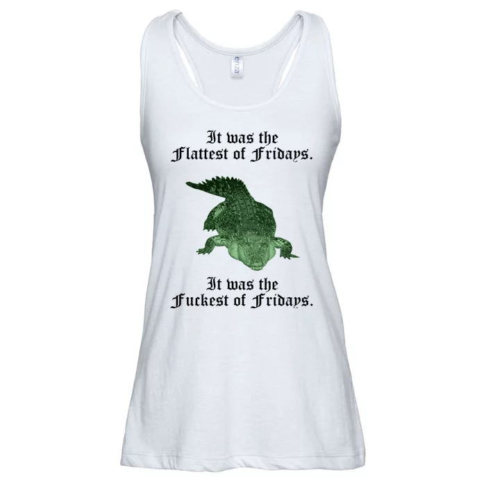 Gator Flat Fuck Friday's Funny Ladies Essential Flowy Tank