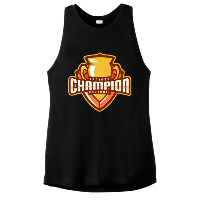 Glorious Fantasy Football Champion League Winner Great Gift Ladies Tri-Blend Wicking Tank