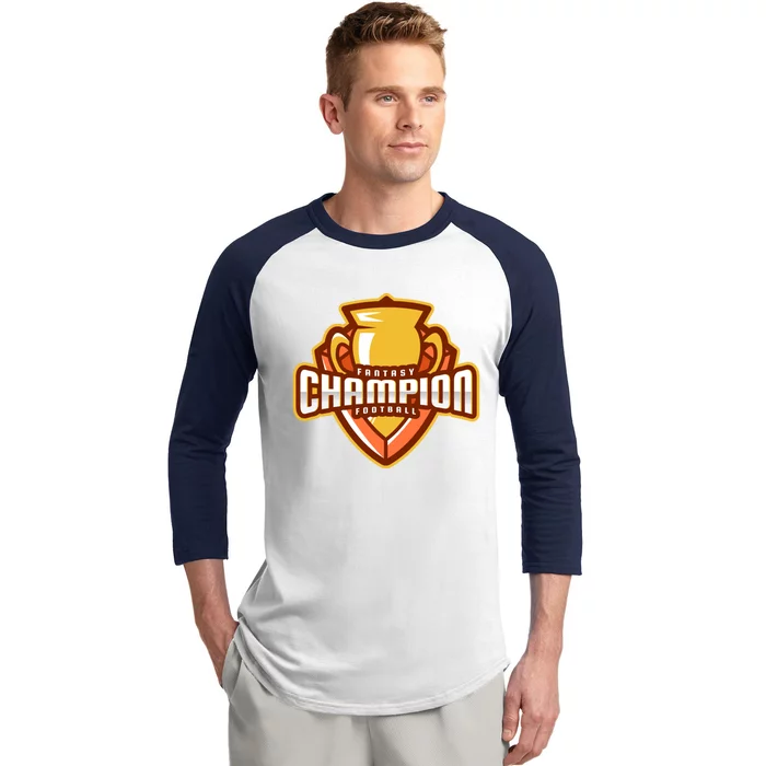 Glorious Fantasy Football Champion League Winner Great Gift Baseball Sleeve Shirt