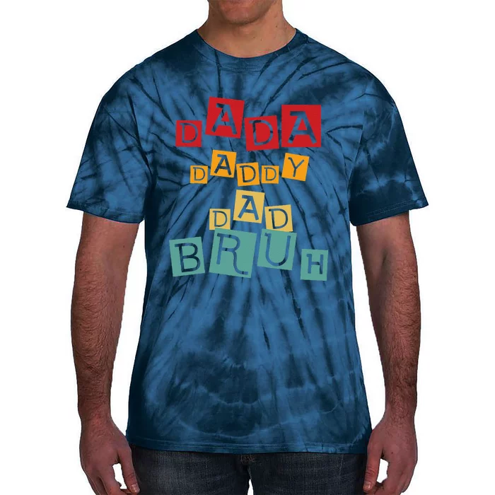 Gift For Fathers Day Dad Gifts From Daughter Father Tie-Dye T-Shirt