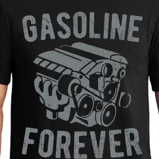 Gasoline Forever Funny Gasoline Gas Cars Pajama Set