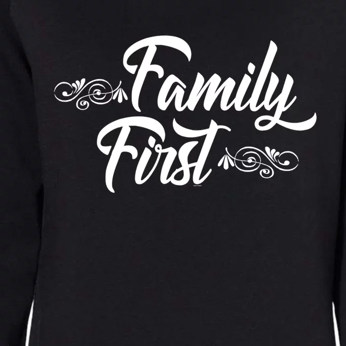 Gift For Family Members Family First Gift Womens California Wash Sweatshirt