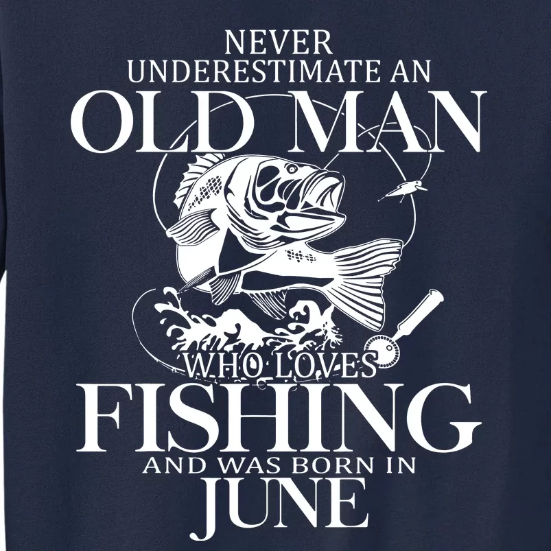 Gift For Fathers Day Tee Reel Cool Pop Pop Fishing Tall Sweatshirt