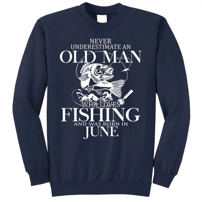 Gift For Fathers Day Tee Reel Cool Pop Pop Fishing Tall Sweatshirt