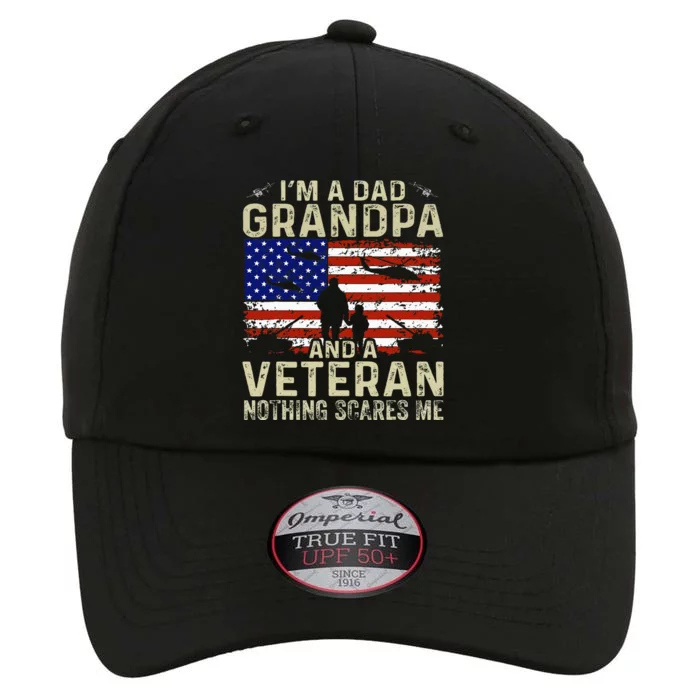 Grandpa For Fathers Day I'm A Dad Grandpa Veteran The Original Performance Cap