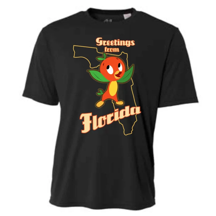 Greetings From Florida Cooling Performance Crew T-Shirt