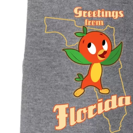 Greetings From Florida Doggie 3-End Fleece Hoodie