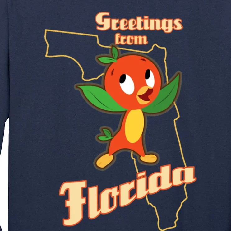 Greetings From Florida Tall Long Sleeve T-Shirt