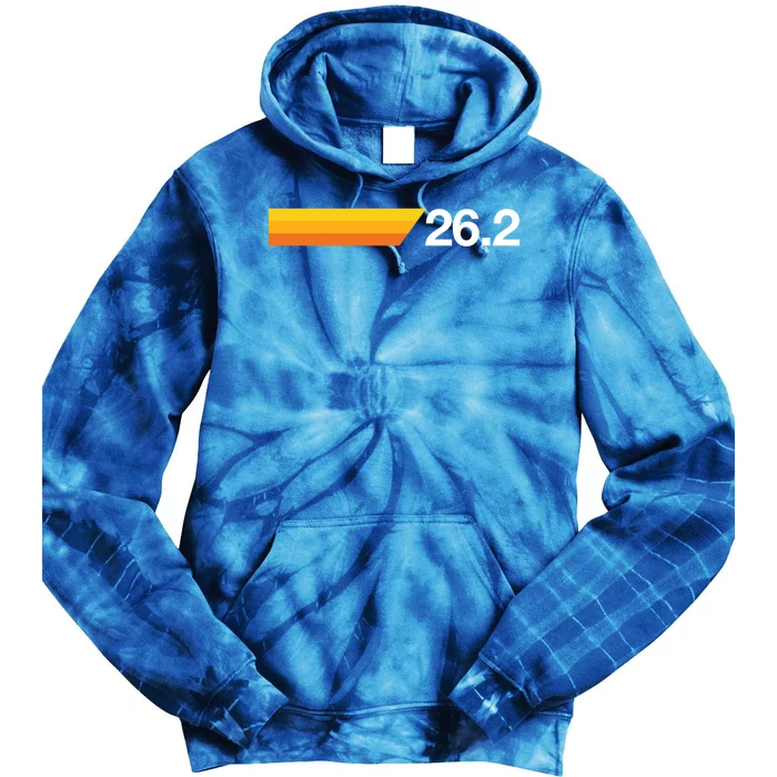 Gift For First Marathon 26 2 Marathoner Retro Runner Meaningful Gift Tie Dye Hoodie