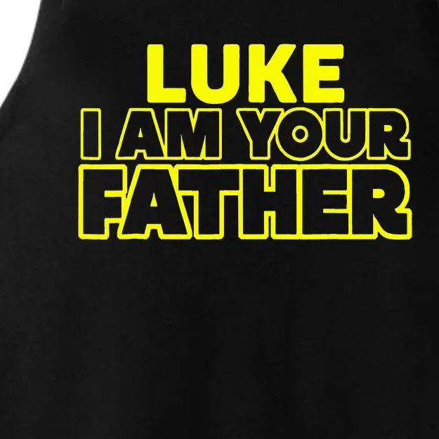 Great Funny Fathers Day From Luke To His Father Ladies Tri-Blend Wicking Tank