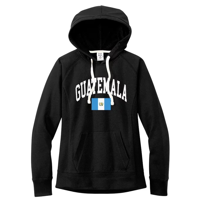 Guatemala Flag Women's Fleece Hoodie