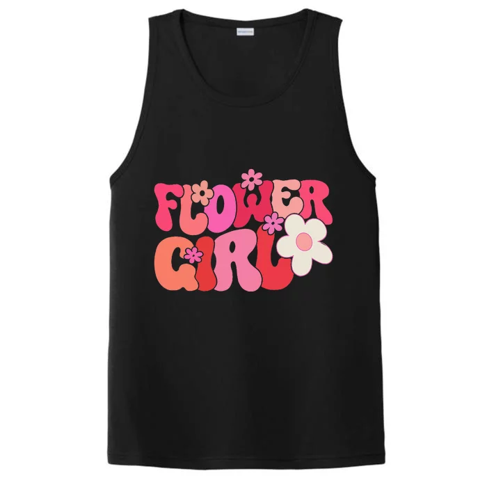 Groovy Flower Girl A Bridesmaid Proposal Flower Performance Tank