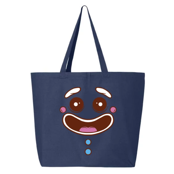 Gingerbread Face 25L Jumbo Tote