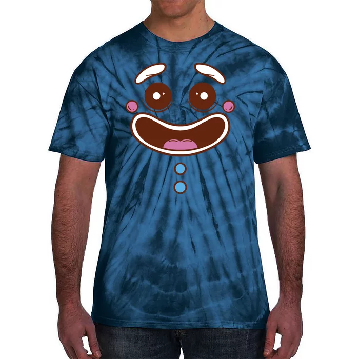 Gingerbread Face Tie-Dye T-Shirt