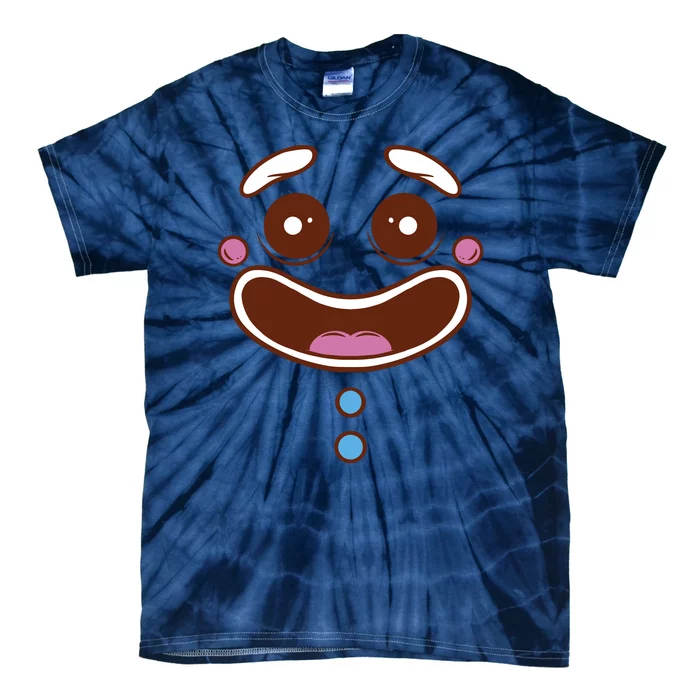 Gingerbread Face Tie-Dye T-Shirt