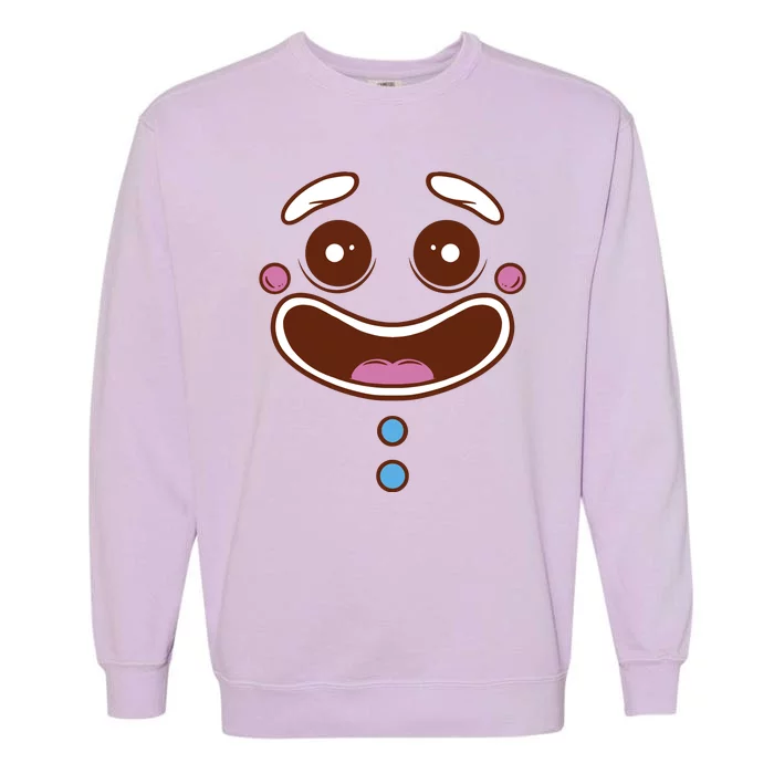 Gingerbread Face Garment-Dyed Sweatshirt