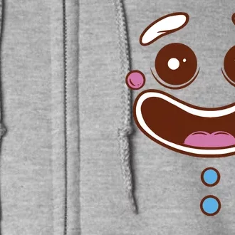 Gingerbread Face Full Zip Hoodie