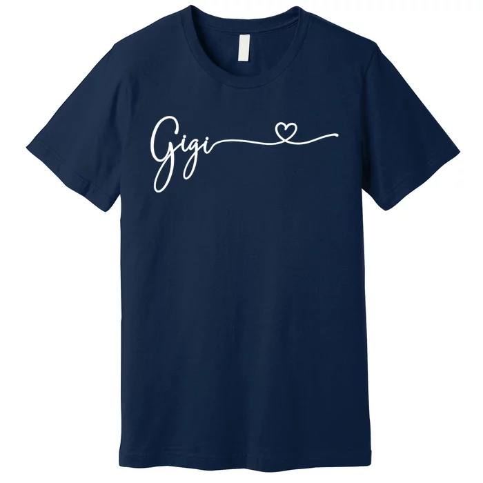 Gigi For Grandma Women Christmas MotherS Day Grandkids Premium T-Shirt