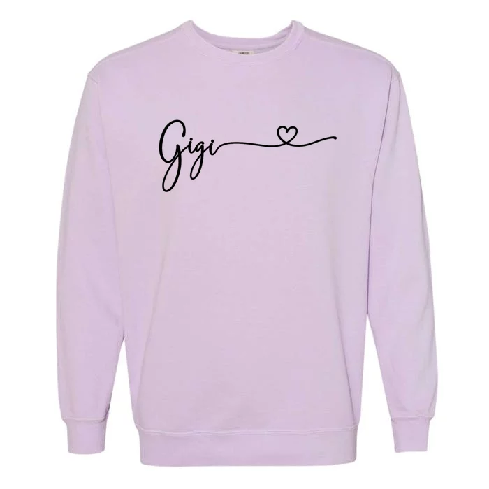 Gigi For Grandma Women Christmas MotherS Day Grandkids Garment-Dyed Sweatshirt