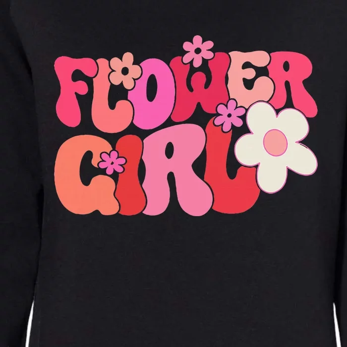 Groovy Flower Girl A Bridesmaid Proposal Flower Girl Womens California Wash Sweatshirt