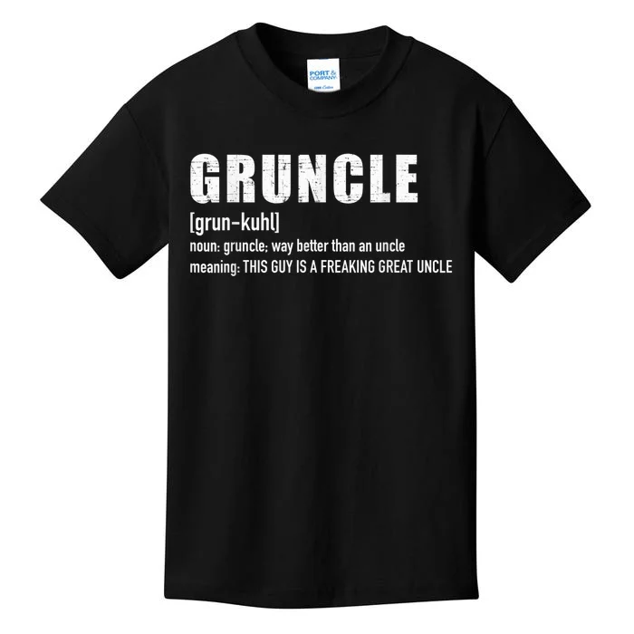 Gruncle for great uncle Kids T-Shirt