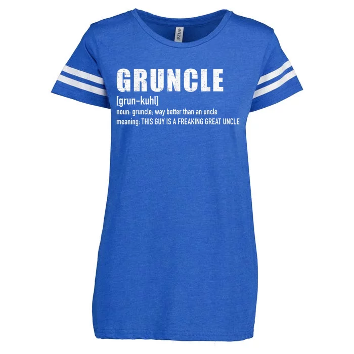 Gruncle for great uncle Enza Ladies Jersey Football T-Shirt