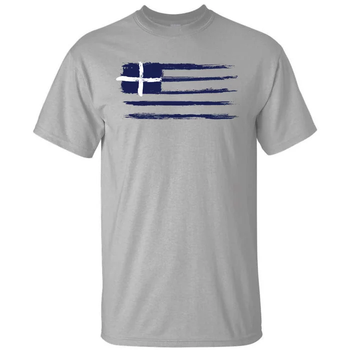 Greece Flag Tall T-Shirt