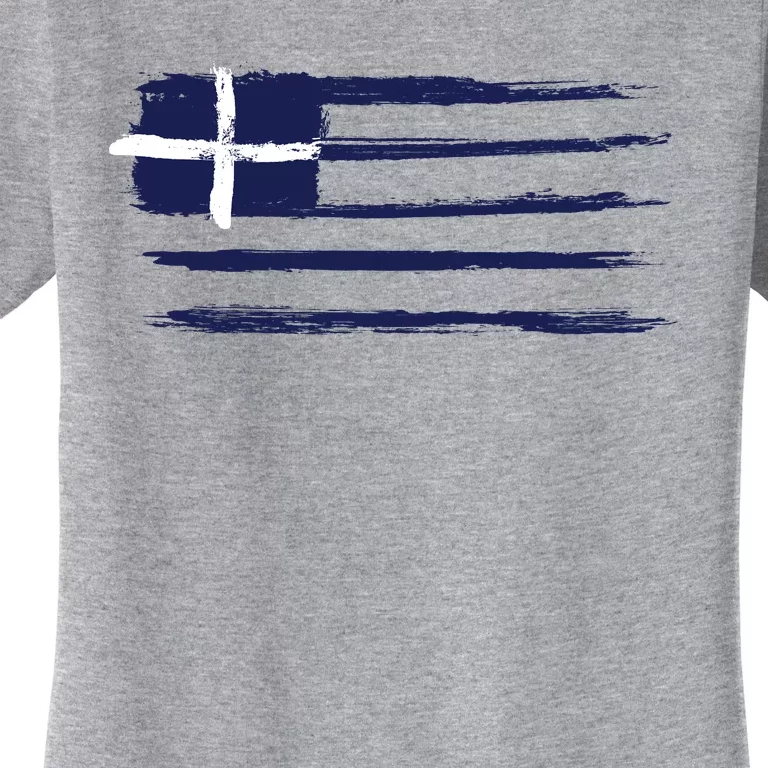 Greece Flag Women's T-Shirt