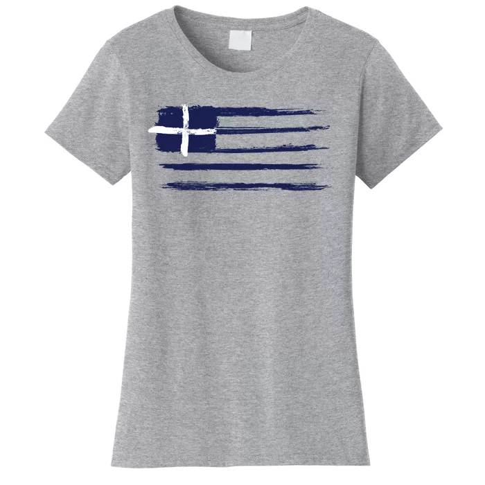 Greece Flag Women's T-Shirt