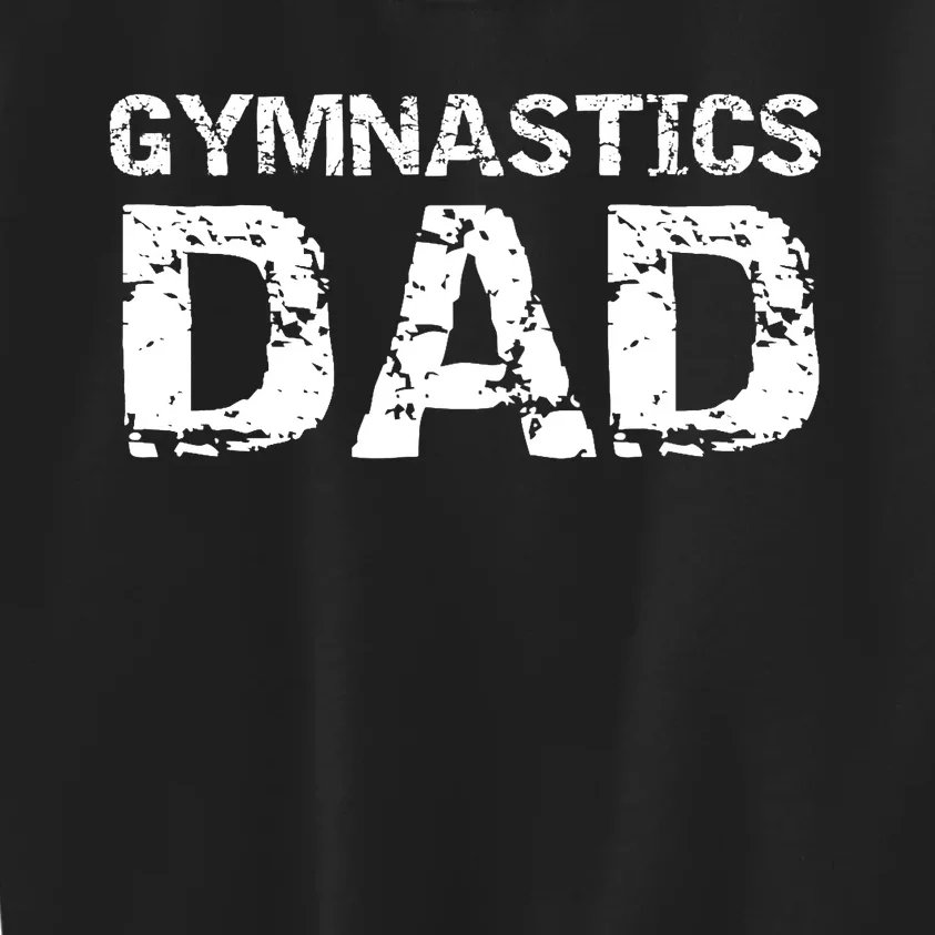 Gymnast Father Gift for Father's Day Cool Gymnastics Dad Kids Sweatshirt