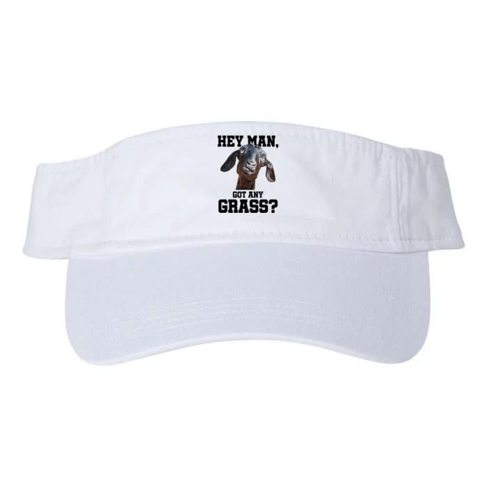 Goat For Goat Lovers Farm Apparel Meme Pun Valucap Bio-Washed Visor