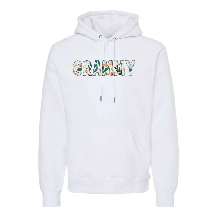 Grammy Floral Premium Hoodie