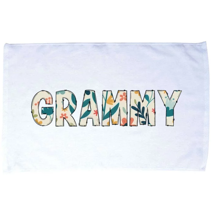 Grammy Floral Microfiber Hand Towel