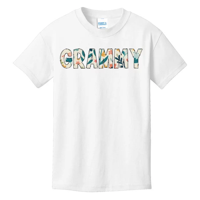 Grammy Floral Kids T-Shirt