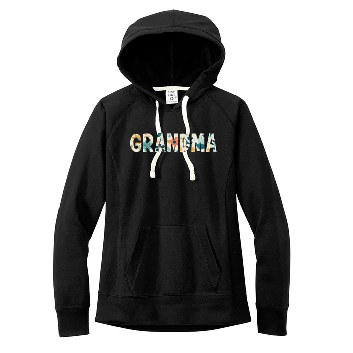 Grandma Floral Women's Fleece Hoodie