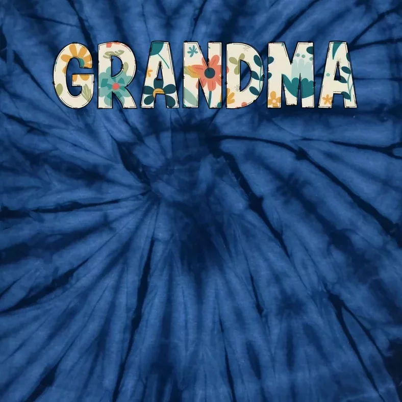 Grandma Floral Tie-Dye T-Shirt