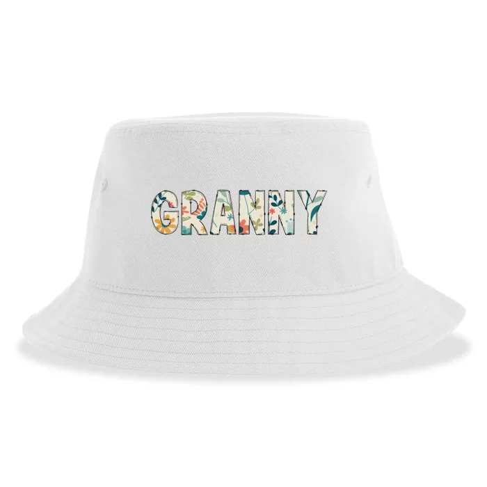 Granny Floral Sustainable Bucket Hat