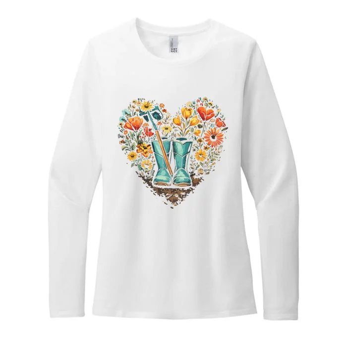 Gardening Funny Gardener Women Garden Lover Plant Womens CVC Long Sleeve Shirt