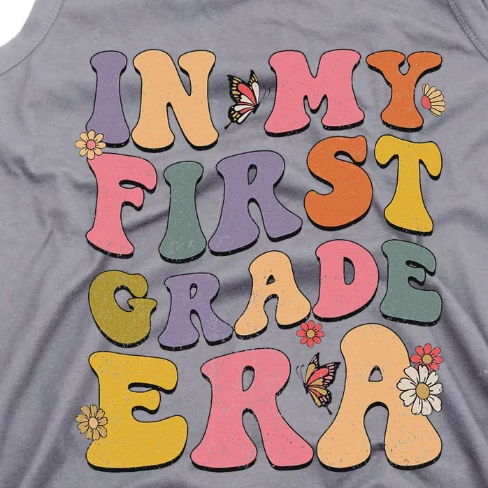 Groovy First Grade Back To School Design Tank Top